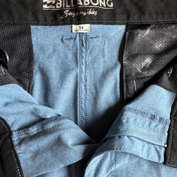 Billabong Submersibles Blue Hybrid Swim Shorts Size 34 - Picture 5 of 5